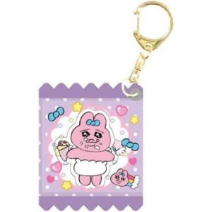 可哀想に 內褲兔 壓克力吊飾鑰匙圈 (紫可麗餅)
