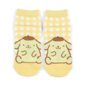 三麗鷗 成人棉質短襪 22-24cm (格紋坐姿款) Kitty 酷洛米 大耳狗_2