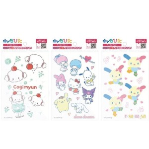 Sanrio 三麗鷗 布製品專用熱轉印貼 (角色款) 小麥粉 花小兔 大集合