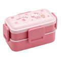 Hello Kitty 四扣雙層便當盒 (花束款)
