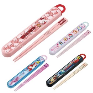 Skater 環保筷附盒 (角色款) Kitty 小美人魚 公主 CARS