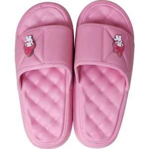 美樂蒂 菱格紋厚底拖鞋 (站姿款)