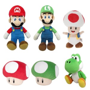 超級瑪利歐 絨布玩偶娃娃 S (角色款) 馬力歐 路易吉 耀西