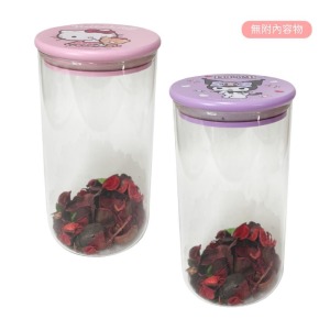 (特價) 三麗鷗 玻璃密封罐 1200ml (大款) Kitty 酷洛米
