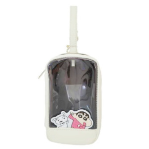 蠟筆小新 皮革手提透明化妝包 (角色款)