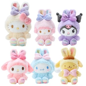 Sanrio 三麗鷗 絨毛玩偶娃娃 (小兔仙子蛋蛋の幸福) Kitty 酷洛米 Piano