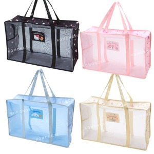 三麗鷗 網眼儲物收納手提袋 L (2024新生活) Kitty 美樂蒂 大耳狗