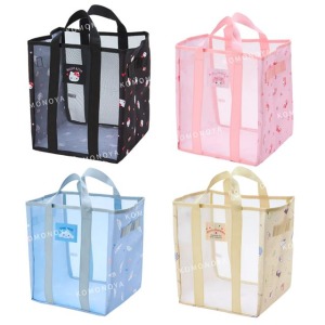 三麗鷗 網眼儲物收納手提袋 S (2024新生活) Kitty 美樂蒂 大耳狗