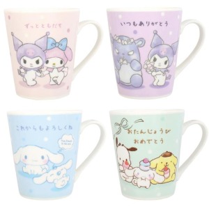 三麗鷗 陶瓷馬克杯 220ml (好友點點款) 酷洛米 大耳狗