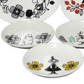 Moomin 嚕嚕米 陶瓷圓盤6入組 YAMAKA (黑線角色款)_3