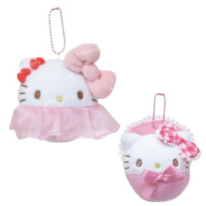 Hello Kitty 絨毛玩偶吊飾 (50週年系列)