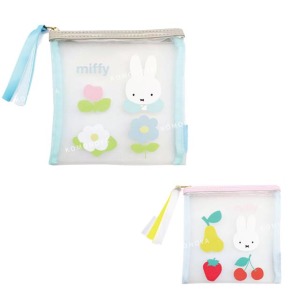 Miffy 米飛兔 扁平紗布化妝包 S (角色款)