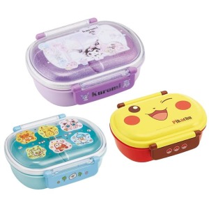 SKATER 雙扣便當盒 360ml QAF2BAAG (角色款) 酷洛米 寶可夢