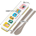 Moomin 嚕嚕米 掀蓋式環保筷子湯匙組 (白黃款)_3