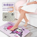 酷洛米 止滑絨毛腳踏墊 60x40cm (紫色愛心款)_1