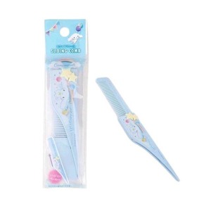 大耳狗 折疊扁梳 (藍星星 銅板小物)