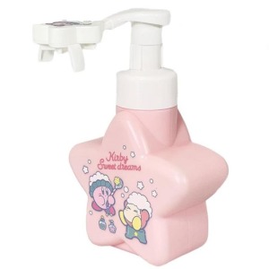 星之卡比 造型泡沫按壓式空瓶 450ml (粉星星款)