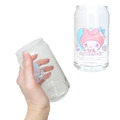 Sanrio 三麗鷗 造型玻璃杯 360ml (罐頭造型) 美樂蒂 酷洛米_1