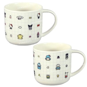 YAMAKA 三麗鷗 陶瓷馬克杯 350ml (像素風)