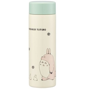 SKATER 宮崎駿 龍貓 超輕量不鏽鋼保溫杯 350ml STYL4 (米綠走路)