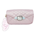 Hello Kitty 珠光菱格皮質化妝包 (Y2K天使款)_2