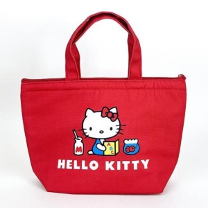 Hello Kitty 尼龍手提保冷便當袋 (復古系列)
