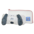 Snoopy 史努比 絨毛造型吸水髮帶附收納帶 (大臉款)