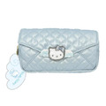 Hello Kitty 珠光菱格皮質化妝包 (Y2K天使款)_3