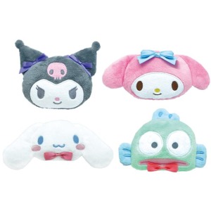 Sanrio 三麗鷗 絨毛造型安全帶扣 (大頭款) 酷洛米 大耳狗 人魚漢頓