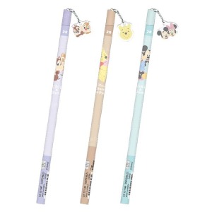 迪士尼 2B吊飾鉛筆2入組 (大頭款) 米奇 米妮 小熊維尼 奇奇蒂蒂