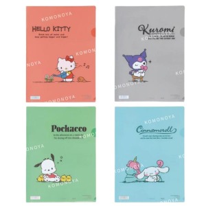 Sanrio 三麗鷗 A4 L型文件夾 (生活款) Kitty 酷洛米 大耳狗 帕恰狗