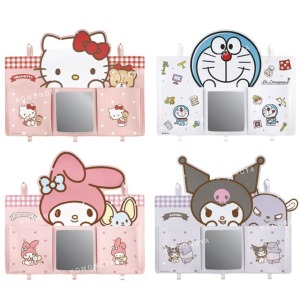 [特價] SKATER 壁掛式收納袋 ZMP1 (探頭款) Kitty 美樂蒂 酷洛米 哆啦A夢