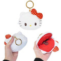 Sanrio 三麗鷗 絨毛大臉造型零錢包吊飾 (光陰的故事) Kitty 布丁狗_1