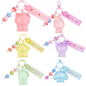 【限購】Sanrio 三麗鷗 造型樹脂鑰匙圈 (Gummies系列) Kitty 布丁狗 大耳狗
