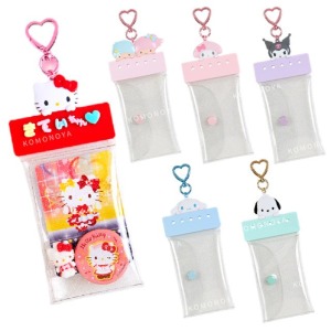 Sanrio 三麗鷗 文字拼圖透明收納包 (探頭 偶像應援) Kitty 大耳狗 帕恰狗