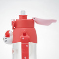 SKATER Hello Kitty 吸管水壺附背帶 590ml PMSHP6 (立體大臉款)_2