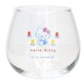 三麗鷗 Hello Kitty 圓形透明玻璃水杯 (鬱金香)