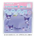 Sanrio 三麗鷗 13.5x15.2cm M號 夾鏈袋三入組 (生活款) 酷洛米 大耳狗 人魚漢頓_1