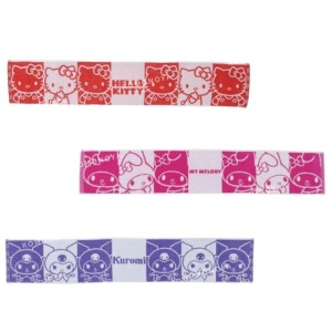 Sanrio 三麗鷗 20x110cm 運動長毛巾 (動作款) Kitty 美樂蒂 酷洛米