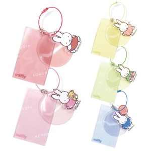 Miffy 米飛兔 壓克力吊飾小卡徽章收納包 (生活款)