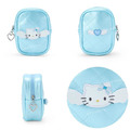 【限購】Sanrio 三麗鷗 方形珠光皮質收納包 (水色Cupid) Kitty 酷洛米 大耳狗_1