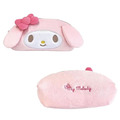 Sanrio 三麗鷗 角色造型絨毛筆袋 (大臉款) 美樂蒂 酷洛米 大耳狗 人魚漢頓_4
