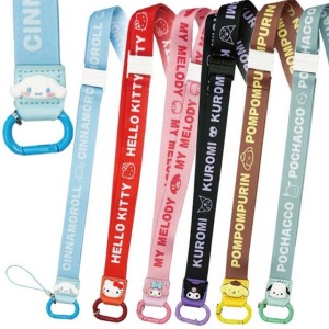 Sanrio 三麗鷗 寬版多功能頸繩 (大臉款) Kitty 美樂蒂 酷洛米 布丁狗 大耳狗 帕恰狗