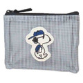 Snoopy 史努比 網格面紙化妝包 (酷哥款)