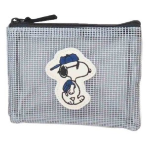 Snoopy 史努比 網格面紙化妝包 (酷哥款)