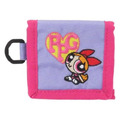 飛天小女警 方形撞色刺繡零錢包 (坐姿款) 花花 泡泡 毛毛_3