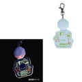 Sanrio 三麗鷗 透明壓克力鑰匙圈 (大臉霓虹燈) 美樂蒂 酷洛米 布丁狗_4