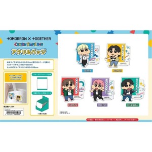 蠟筆小新 TOMORROW X TOGETHER 聯名 徽章別針 全套10入盲盒