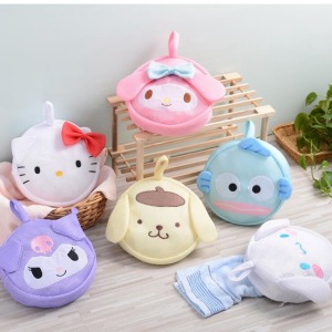 Sanrio 三麗鷗 造型洗衣網袋 (大臉款) Kitty 美樂蒂 酷洛米 布丁狗