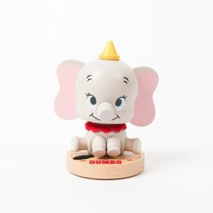 迪士尼 小飛象 迷你木製造型搖頭公仔 (坐姿款)